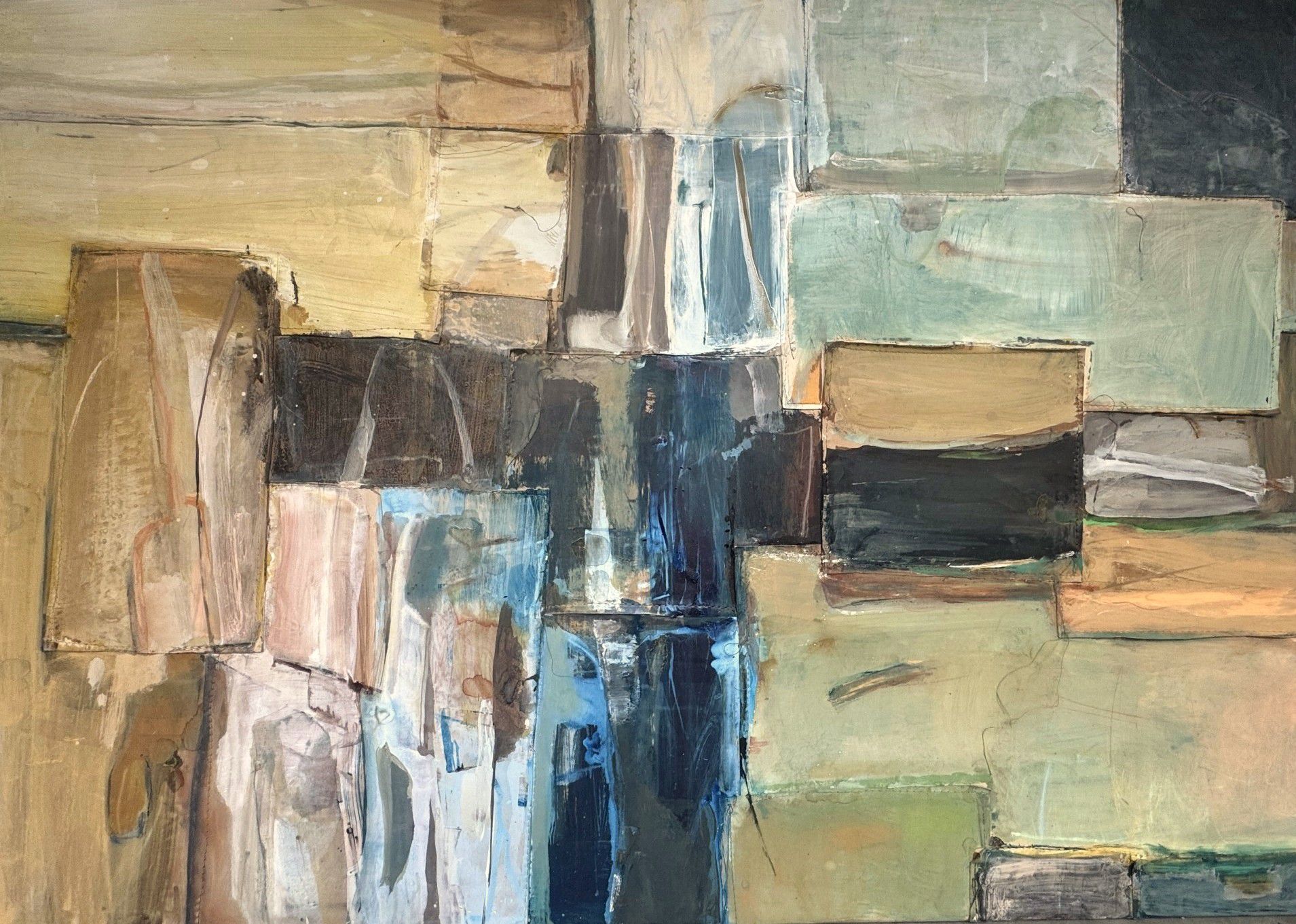 Zon op de huid van het Land 170 x 120